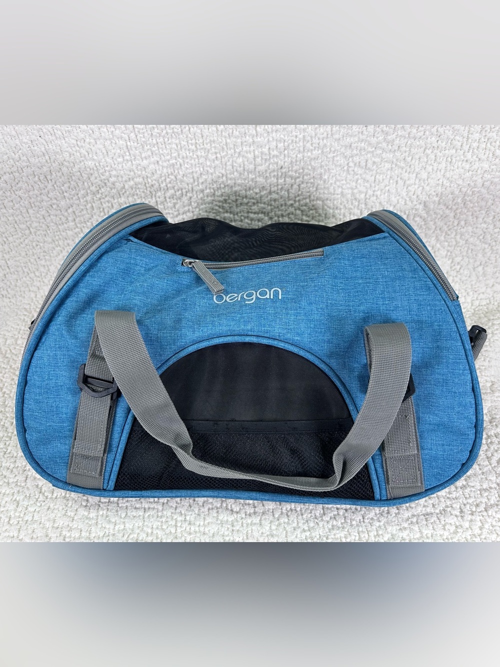 Bergan Comfort Carrier Small Heather Bermuda Dog Cat Travel Carrier